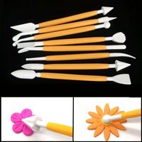 Wholesale Bakeware cake tool carving knife sculpture Fondant Cake Decorating Flower Modelling Craft Clays Sugarcraft Tool Cutter RRD6922