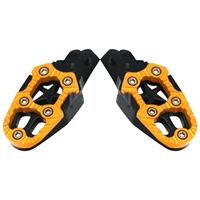 Wholesale Pedals pair Footrest Pedal Aluminum Alloy Easy Install Anti Slip Motorcycle Foot Pegs Sturdy Durable Dirt Bike Replacement Treadle DIY