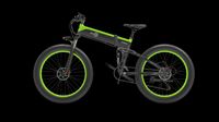 Wholesale Bezior x1500 Electric Bicycle W Motor Cycling GREEN mountain bike Smart foldable portable E Bike Load of kg Maximum speed km h City Bikes for Outdoor Travel