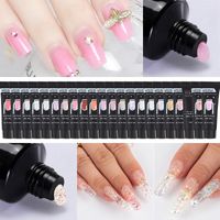Wholesale Nail Gel ml Extension Poly Gels For Art Manicure Design Colors UV Varnishes Semi Permanent Quick Building Polish