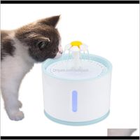 Wholesale Bowls Feeders Supplies Home Gardenmatic Dot4L Electric Water Fountain Dog Cat Drinker Bowl Pet Drinking Dispenser Drop Delivery Xyp9