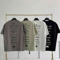 Wholesale Feel of God main line nine party joint name rich GF reflective charity fog high street men s and women s loose double short sleeve md