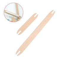 Wholesale Natural Beech Wood Weaving Shuttle Loom Knitting Tool Sweater Scarf Tapestry Stick Sewing Notions Tools
