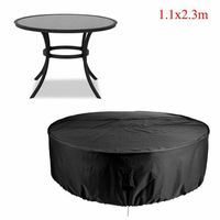 Wholesale Storage Bags Outdoor Round Table Cover Large Waterproof Garden Patio Chair Set Furniture Covers