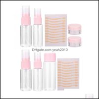 Wholesale Bottles Packing Office School Business Industrialportable Travel Cosmetic Liquid Containers Shampoo Lotion Storage Spray Set Refillable Pe