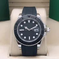 Wholesale Men s mm Wristwatches Tape Watch Men Folding Buckle Automatic Quartz Sports Waterproof Submarine Rubber Stainless Steel Gift