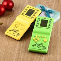 Wholesale Portable Game Players Hand Held Gaming Device Russia Square Console Nostalgic Electronics Brain Plastic Music Voice Pleasure