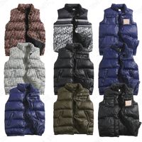 Wholesale Winter for mens vests Down jacket designers luxury Classic cotton padded clothes womens Letter patchwork color coat outwear streetwear Fashion Clothing