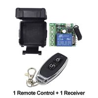 Wholesale Mhz Universal Wireless Remote Control Switch DC V CH Relay Receiver Module And RF Transmitter Electronic Lock Diy Smart Home