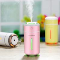 Wholesale Mini color light air humidifier USB portable with timing function suitable for living room bedroom car