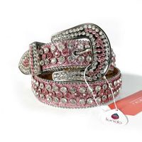 Wholesale Custom Plus Size Women Waist Punk Chain Fashion Belts Digner Adjustable Pink Single Ladi Women Leather Buckle Belt