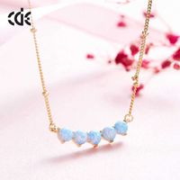 Wholesale Sidale Fashion Simple S925 Sterling Silver Necklace Women s Water Drop Australian Clavicle Chain Jewelry