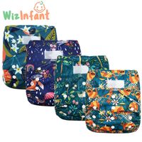 Wholesale Wizinfant Big XL Pocket Diaper for Baby Years And Older Suede Cloth Inner Stay Dry Size Adjustable Fits Waist cm