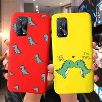 Wholesale Dyed Dinosaur Telephone Box for Opporene lite Case silicone slings realm x7 pro x50 x2 i c17 i f17 Soft Deep Cover