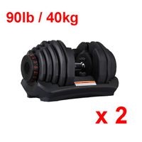 Wholesale Exercise Equipment pair kg lbs Adjustable dumbbell With Stand Gym Fitness Home Use Dumbbell Set Dumbbells