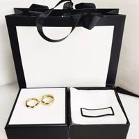 Wholesale Top Luxury Designer Ring k Gold Non fading Rings Couple Interlocking Fashion Simple Jewelry Supply