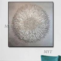 Wholesale Arrival Home Wall Flower Canvas Art Handmade Abstract Oil Painting Modern Decoration Piece