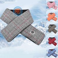 Wholesale Scarves Europe Style Heated Scarf With Neck Heating Pad Wrap For Men And Women As Warming Scarf