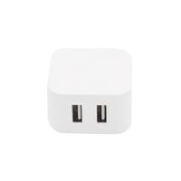 Wholesale Folding plug Charger portable V A dual socket ports mobile phone USB travel fast charging wall power adapter for phone and tablet