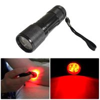 Wholesale Flashlights Torches Leds Red Led And Aluminum Alloy Reading Astronomy Star Maps Check Blood Vessel Position Great Tool For Hunt