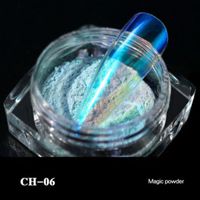 Wholesale Arts And Crafts UV Gel Ice Transparent Mirror Powder Professional Cosmetic Dust Chrome Decorations Accessories Nail Art Makeup Glitter