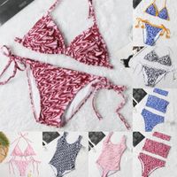 Wholesale Womens designer swimwear bikini set summer and refreshing strappy bikinis sets two piece ss swimwears
