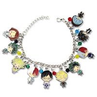 Wholesale Hot Anime My Hero Academia Charm Bracelets Boku No Midoriya Izuku Deku Bracelet Bangle Metal Alloy Jewelry Gifts