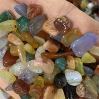 Wholesale 200g Tumbled Stone Beads and Bulk Assorted Mixed Gemstone Rock Minerals Crystal Stone for Chakra Healing Natural agate for Dec R2