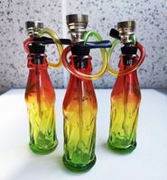 Wholesale Hookahs mini bongs glass bong with silicone plug dab rigs oil rig water pipes colorful smoking bubbler zeusart shop