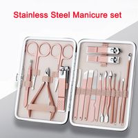 Wholesale Nail Clipper tool Set Professional Stainless Steel Nail s Scissors Cutter Tweezer Tools Family Foot Hand Care Accessories