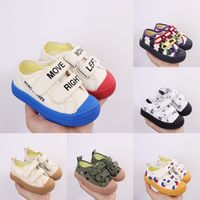 Wholesale Kids Novesta sneaker Boys Girls Master Star Toddler Canvas Shoe Trainers Natural Rubber Sole Hook Loop Baby Children Shoes Size