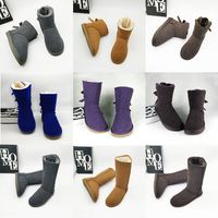 Wholesale Cotton slippers women snow boots warm casual indoor non slip cottons drag large women s Fashion shoes fur furry satin boot ankle booties leather outdoors ug wg wgg fz
