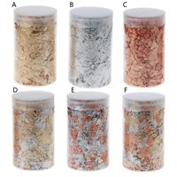 Wholesale 10g Gold Silver Gilding Flakes Metallic Foil Flake Glitters Resin Fillings Craft Nail Art Decorations