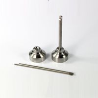 Wholesale 2021 G2 Titanium Carb Cap Smoking Tool mm mm Ti Dab Tools One Hole with Carbs Caps fits Domeless Nails