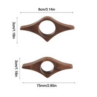 Wholesale Bookmark Thumb Book Page Holder Natural Walnut Wood Opener Read Accessories For Lovers Teachers Students