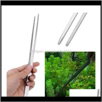 Wholesale Other Fish Cm Stainless Steel Curved Aquarium Tweezers Plant Shrimp Reef Tank Straight Tweezer Cleaning Tool8652 Awq3Y Envcq
