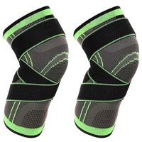 Wholesale Knee Patella Protector Brace Silicone Spring Pad Basketball Running Compression Sleeve Support Sports Kneepads Outdoor Gadgets