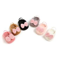 Wholesale Baby First Walkers Shoes Newborn Toddler Infant Footwear Fur Moccasins Soft Boys Girls Sandals B6719