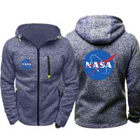 Wholesale NASA Jacket Hoodie zipper suit NASA perimeter men s summer and autumn thin US Marine Corps