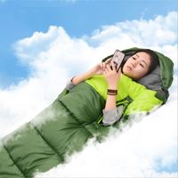 Wholesale Ultralight Down Sleeping Bag Adult Splicing Double Cotton Season Bivy Envelope Type Air Bed Bags