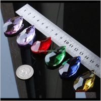 Wholesale Decorations Mixed Color Group Tear Drop Mm Rainbow Glass Crystal Prism Diy Pendant Chandelier Jewelry Suncatcher Spacer Fac Bmax3