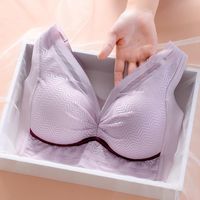 Wholesale Camisoles Tanks Extra Large Size Underwear Fat Mm250kg Wireless Thin Cup Bra Sleep Sports Yoga Comfortable
