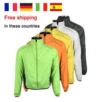 Wholesale Men s women s ultra light jackets waterproof reflective windproof mountain and road bicycle clothing