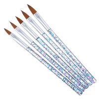 Wholesale Nail Brushes Set Pattern French Design Tool Crystal Pen Art Line Painting D Tips DIY Acrylic UV Gel Drawing Kit