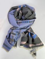 Wholesale Oversize Scarf Shawls Grey Blue Fashion Designer Scarves Wraps for Women Winter Warm Neck Shawl