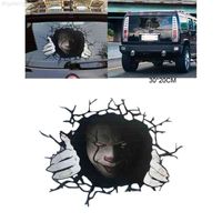 Wholesale Horror Halloween Pattern Stickers Personalized Design Car Door Window Exterior Body Decorative Stickers for Adults