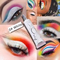 Wholesale Eye Shadow White Dark Base Cream Concealer Easy To Color Makeup Hours Waterproof Matte Eyeshadow Primer