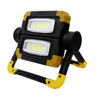 Wholesale LED Floodlights Rechargeable Work Lights Upgraded Portable Cordless Camping Floodlight IP65 Waterproof Modes Bank Function with Stand DHL crestech168