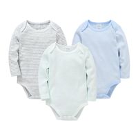 Wholesale Rompers Infant Baby Girls Bodysuit Brand Born Girl Boys Clothes Body Long Sleeve Cotton Baby s Underwear Pajamas