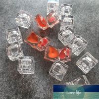 Wholesale 10pcs g Clear Mini Square Lipstick Cosmetic Container Empty Eyeshadow Pot Plastic Heart Shape Small Lip Rouge Case Box Storage Bottles Ja Factory price expert
